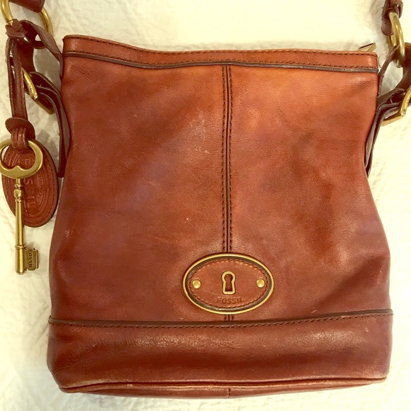 Fossil Handbags - Fossil leather Crossbody Purse